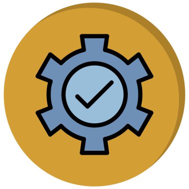 Teçhizat Web simgesi basit illüstrasyon