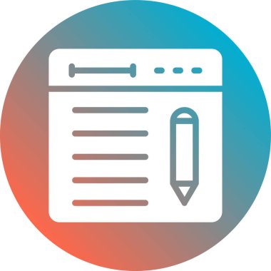 Belge simgesinin vektör illüstrasyonu