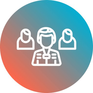 İnsan simgesinin vektör illüstrasyonu