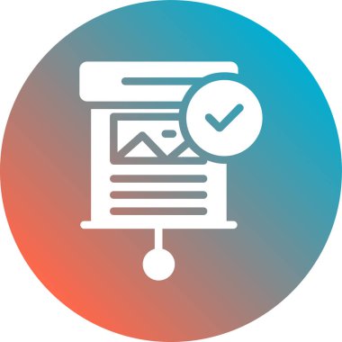 Liste vektör simgesini kontrol et