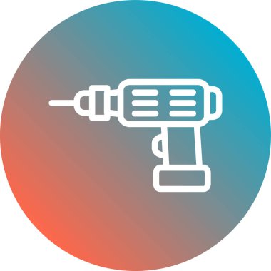 tornavida vektör simgesi modern basit illüstrasyon