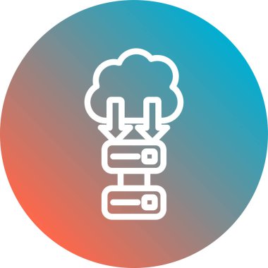 seo modern simgesinin vektör illüstrasyonu