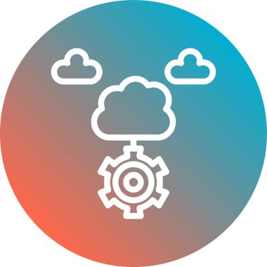 bulut vektör simgesi