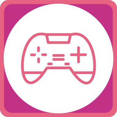 Oyun. Web simgesi basit illüstrasyon