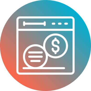 Vektör Doları simge tasarlamak