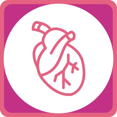 kalp simgesi modada izole edilmiş arkaplan