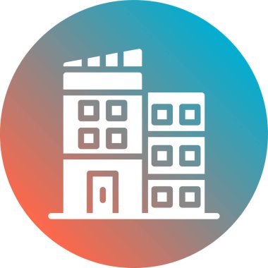 şehir simgesi vektör illüstrasyonu