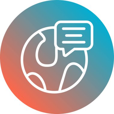 Web ve mobil illüstrasyon için vektör simgesi