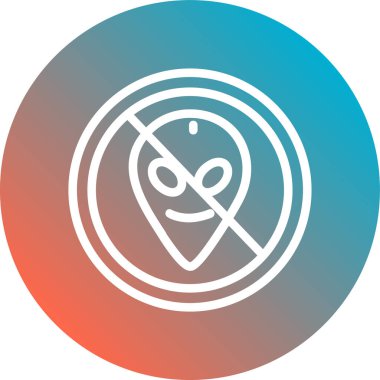 güzel göz vektör çizgisi simgesi