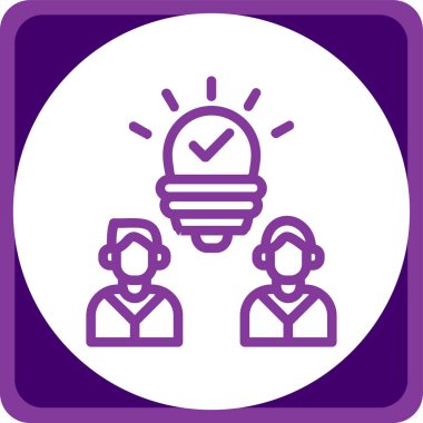 ampul simgesi vektör illüstrasyonu