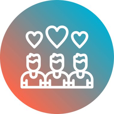 İnsan simgesinin vektör illüstrasyonu