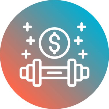 Dolar simgesi vektör illüstrasyonu