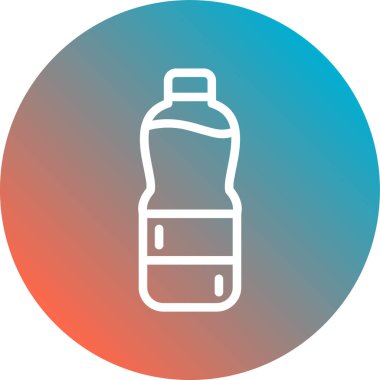 şişe simgesi vektör illüstrasyonu