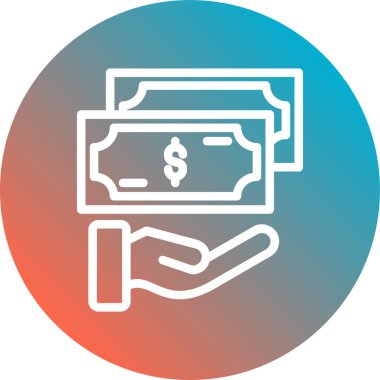 para simgesi soyut arkaplan grubunda izole