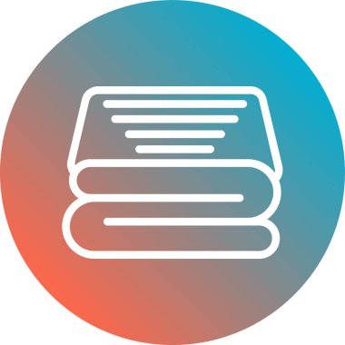 Kitap simgesi soyut arkaplan grubunda izole edildi