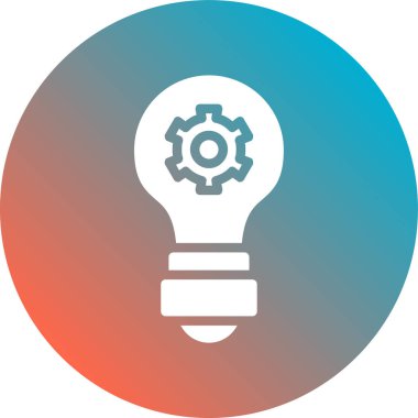 Projeniz için ampul vektör simgesi