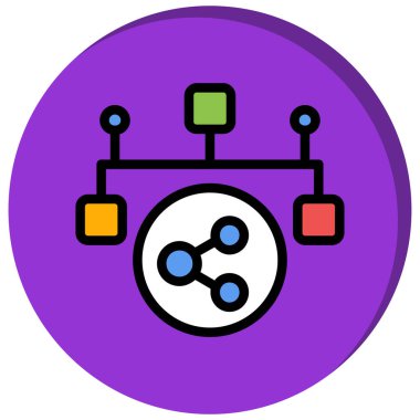 Vektör illüstrasyonu, seo modern simge