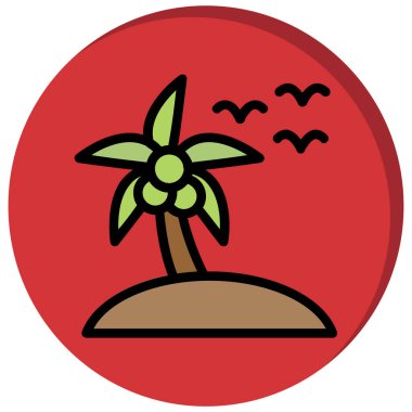 Çiçek. Web simgesi basit illüstrasyon