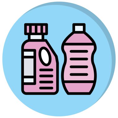 şişe simgesi vektör illüstrasyonu