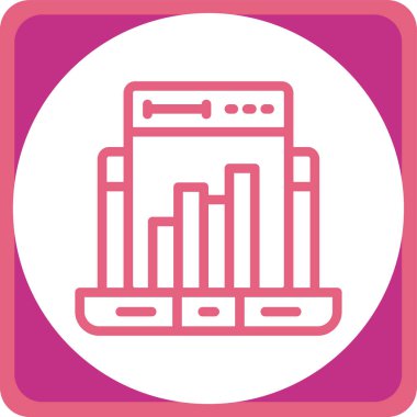 İş simgesinin vektör illüstrasyonu