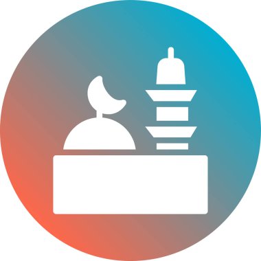 Vektör illüstrasyonu, simge ögesi biçimi