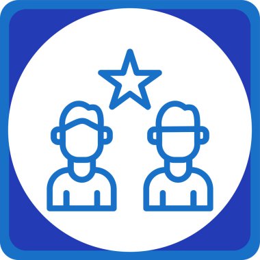 İnsan simgesinin vektör illüstrasyonu