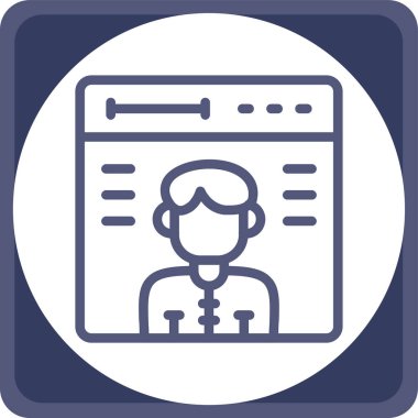 seo modern simgesinin vektör illüstrasyonu