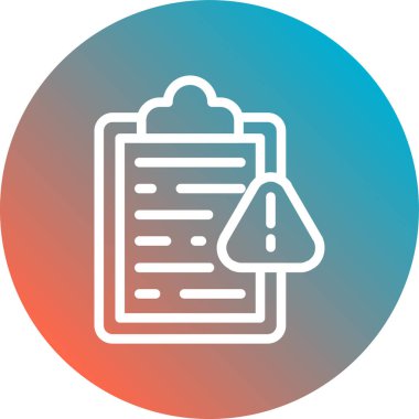 belge simgesi vektör illüstrasyonu