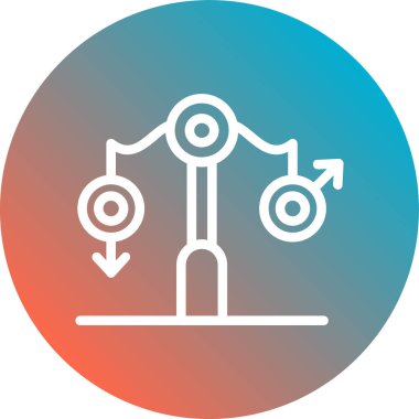 Seo simgesinin vektör illüstrasyonu