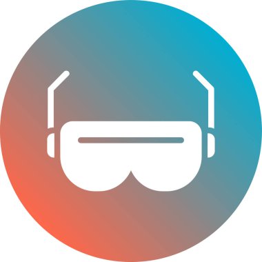 gözlük vektör çizim