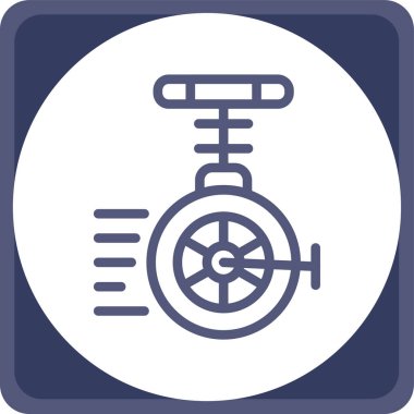 Motorsiklet. Web simgesi basit illüstrasyon