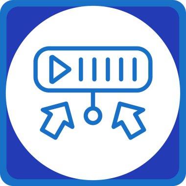 Vektör müzik simgesi illüstrasyonu