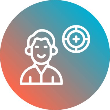 vektör doktor simgesi illüstrasyonu