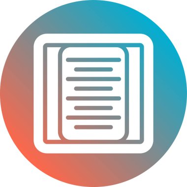 Modern simgenin vektör illüstrasyonu