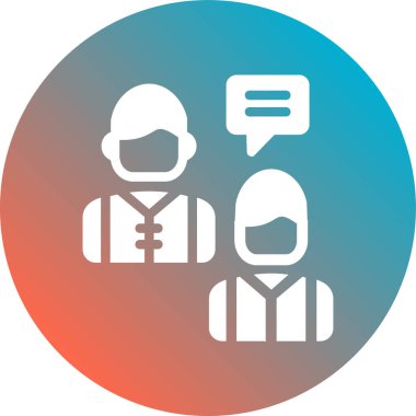 İnsan simgesinin vektör illüstrasyonu