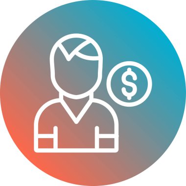 iş simgesi vektör illüstrasyonu