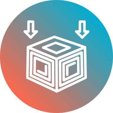 Seo simgesinin vektör illüstrasyonu