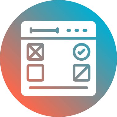 Web sitesi simgesi soyut bir grupta izole edildi