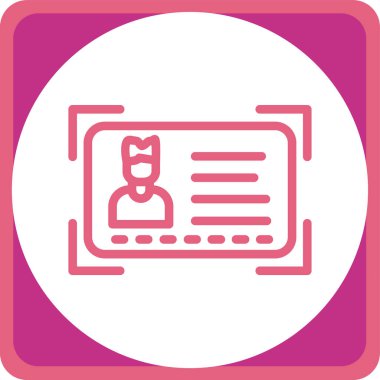 Bir kadın simgesinin vektör illüstrasyonu