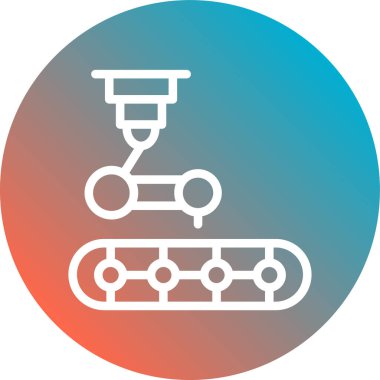 Modern simgenin vektör illüstrasyonu