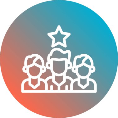 insanlar düz vektör simgesi