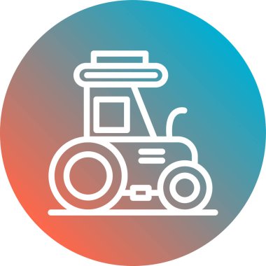 Modern çiftlik simgesinin vektör illüstrasyonu