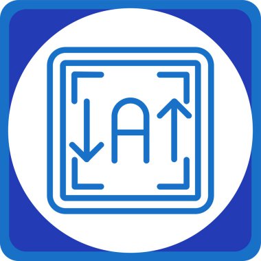 Yol işaretinin vektör illüstrasyonu