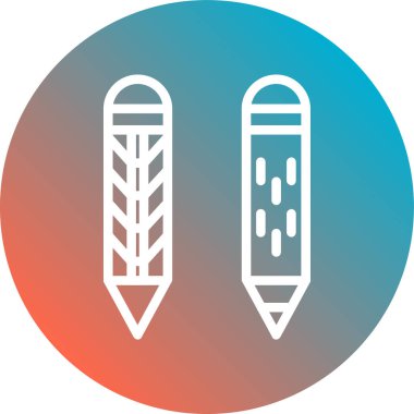 vektör illüstrasyonu, kalem basit tasarımı