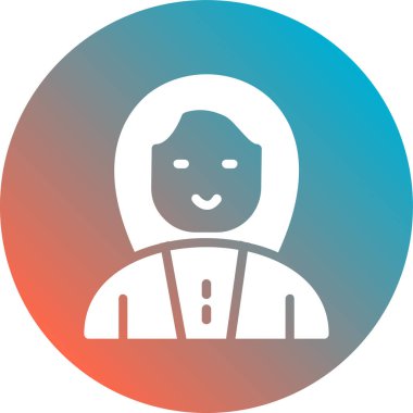 Bir kadının vektör illüstrasyonu