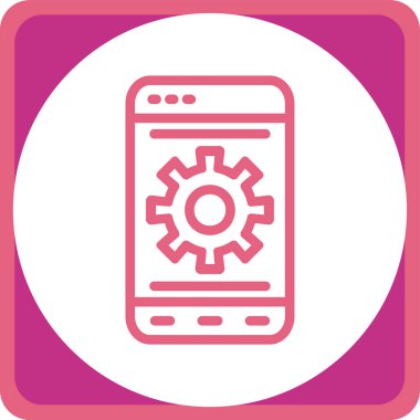 Mobil Ayarlar. Web simgesi