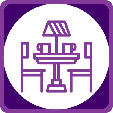 tablo simgesi vektör illüstrasyonu