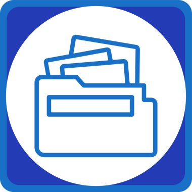 Dosya. Web simgesi basit illüstrasyon