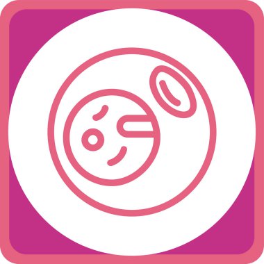 Emzik kullanan bir bebeğin vektör çizimi