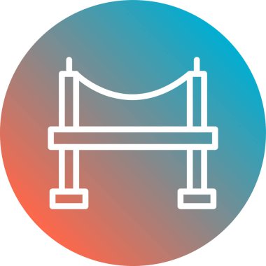 Sandalye simgesinin vektör illüstrasyonu